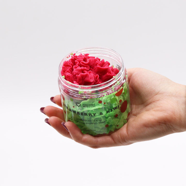 Strawberry &amp; Kiwi Whipped Soap 120g - Ditzy Petunia