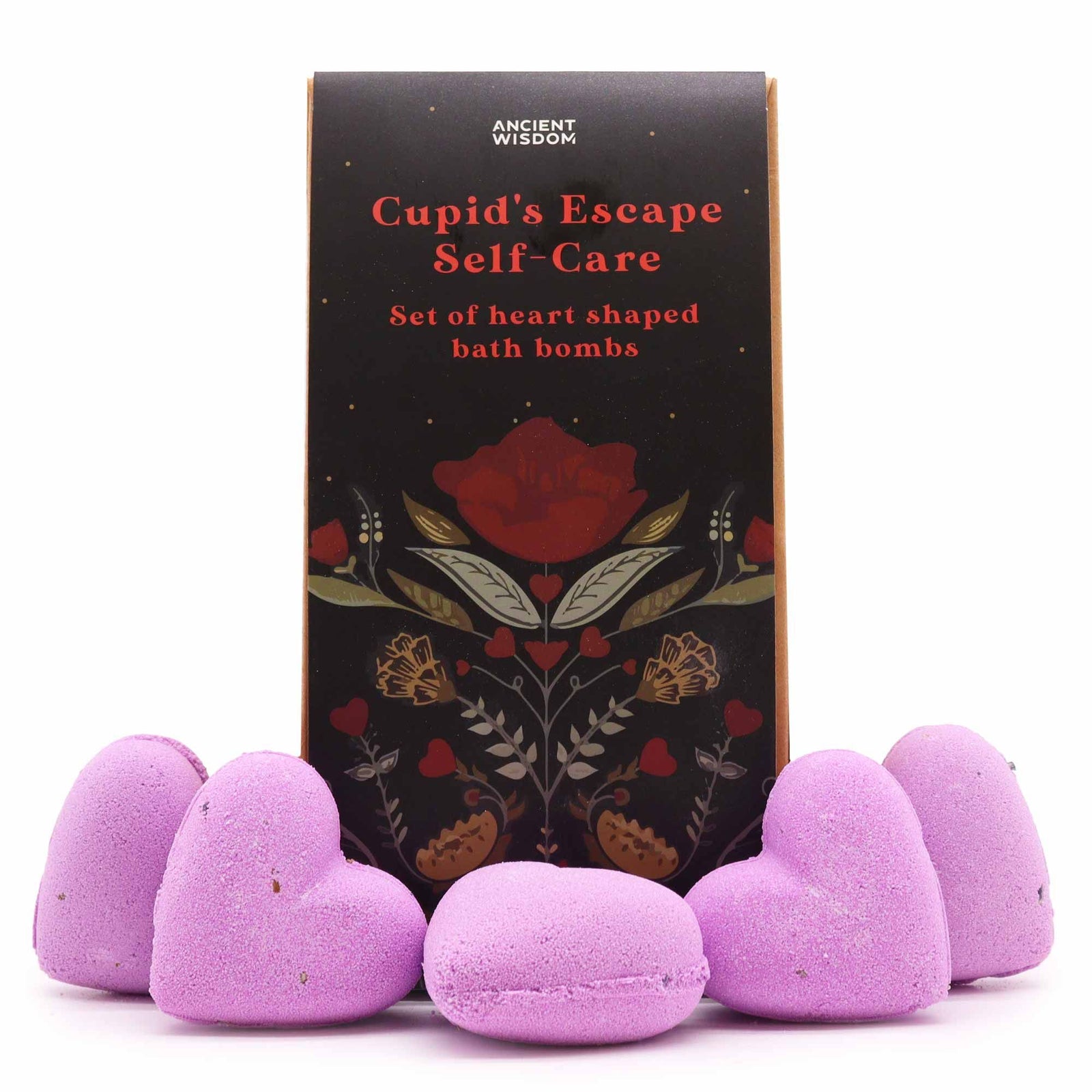 Cupids Escape Self Care Bath Heart Gift Set - Ditzy Petunia