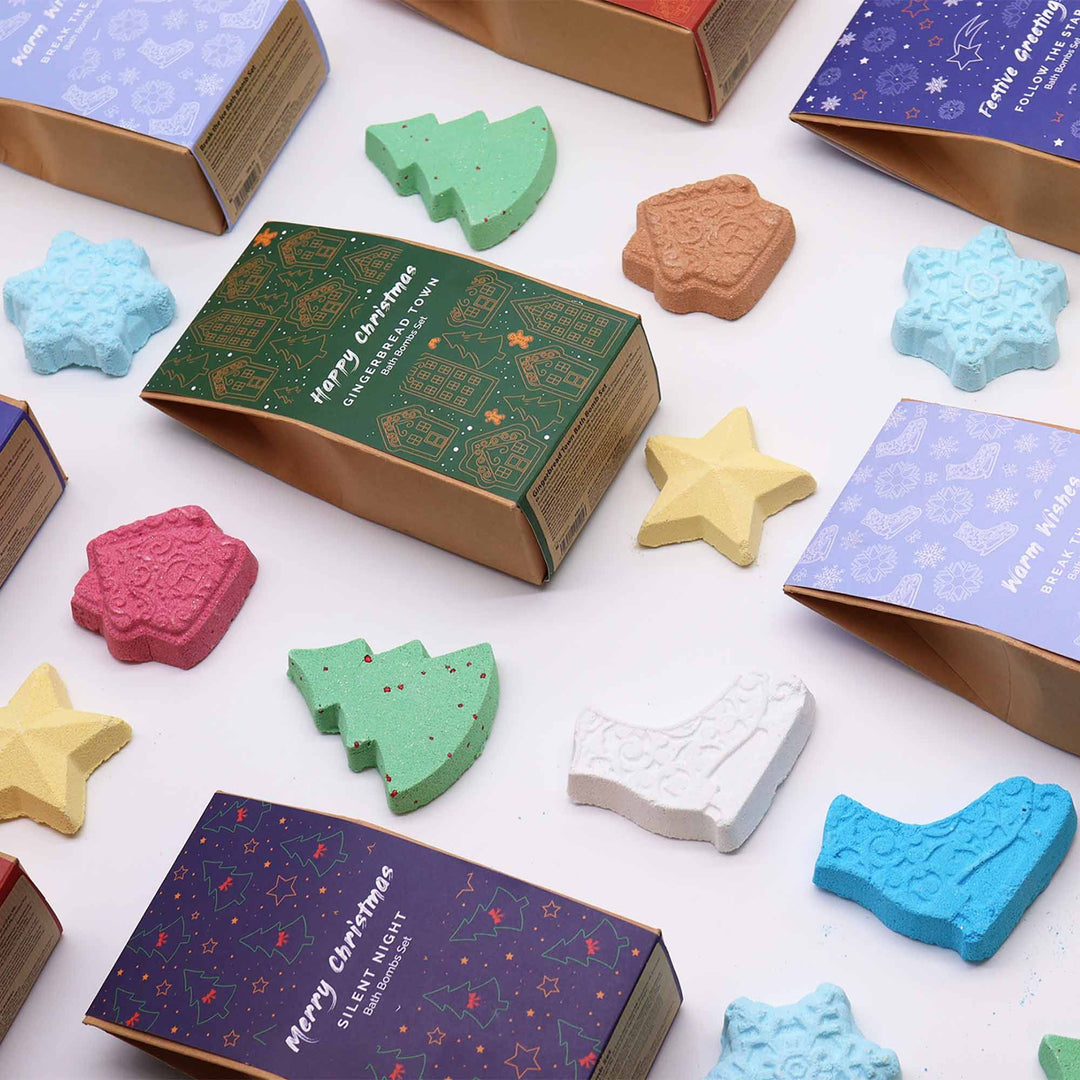 Follow the Star Christmas Bath Bomb Gift Pack - Ditzy Petunia