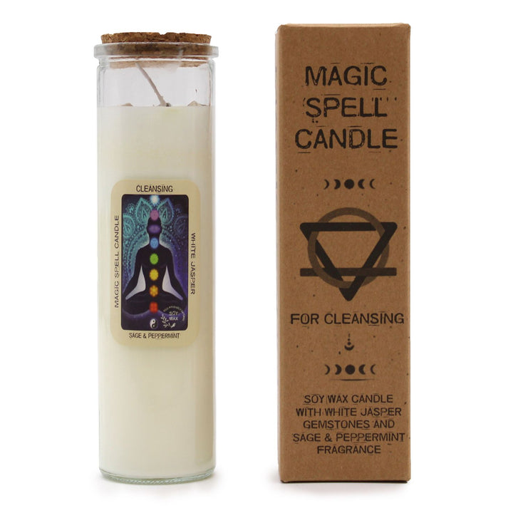 Magic Spell Candle - Cleansing - Ditzy Petunia
