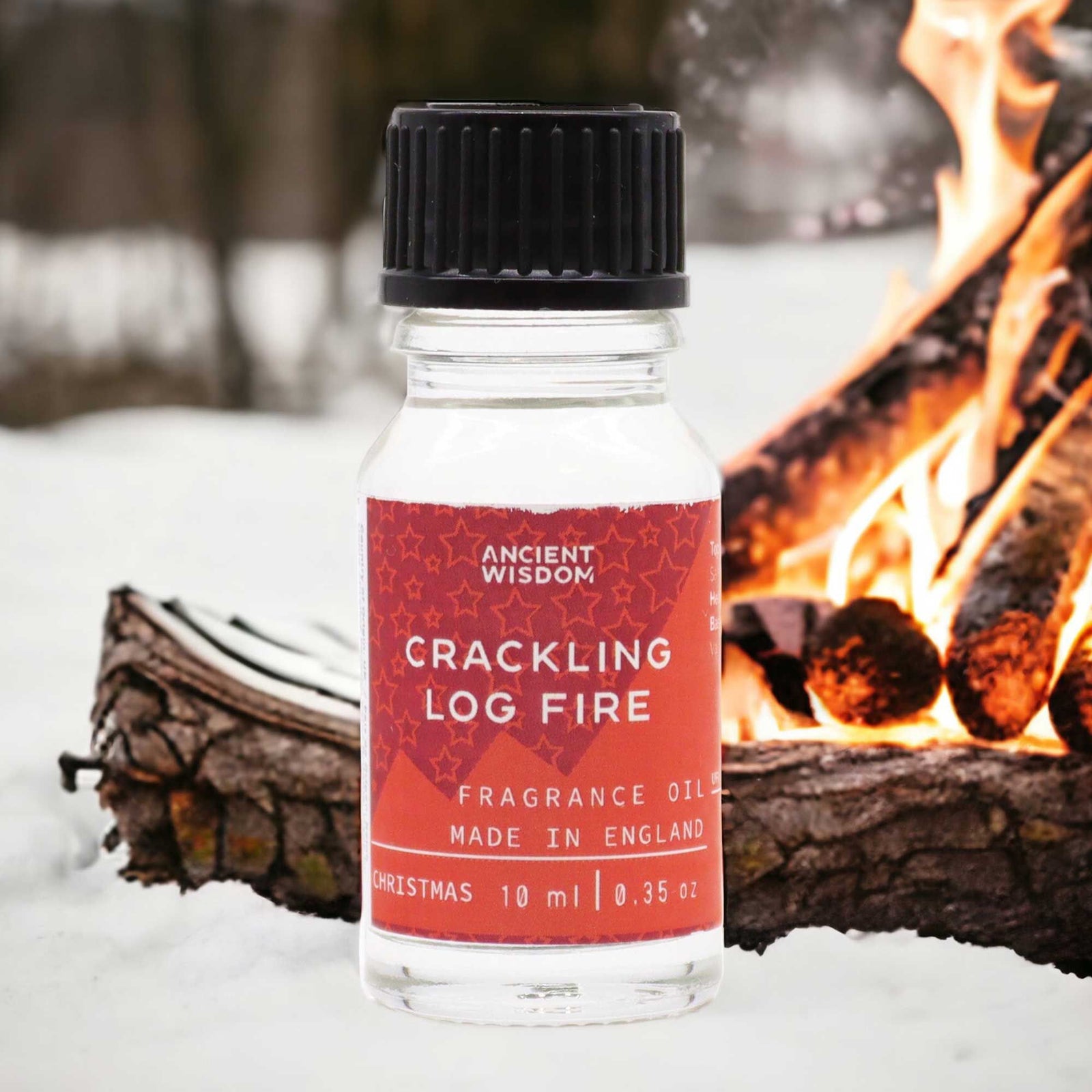 Crackling Log Fire Fragrance Oil 10ml - Ditzy Petunia