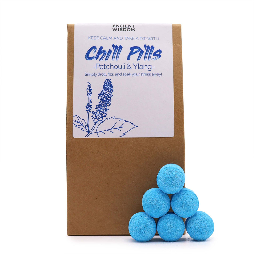 Chill Pills Gift Pack 350g - Ylang &amp; Patchouli - Ditzy Petunia