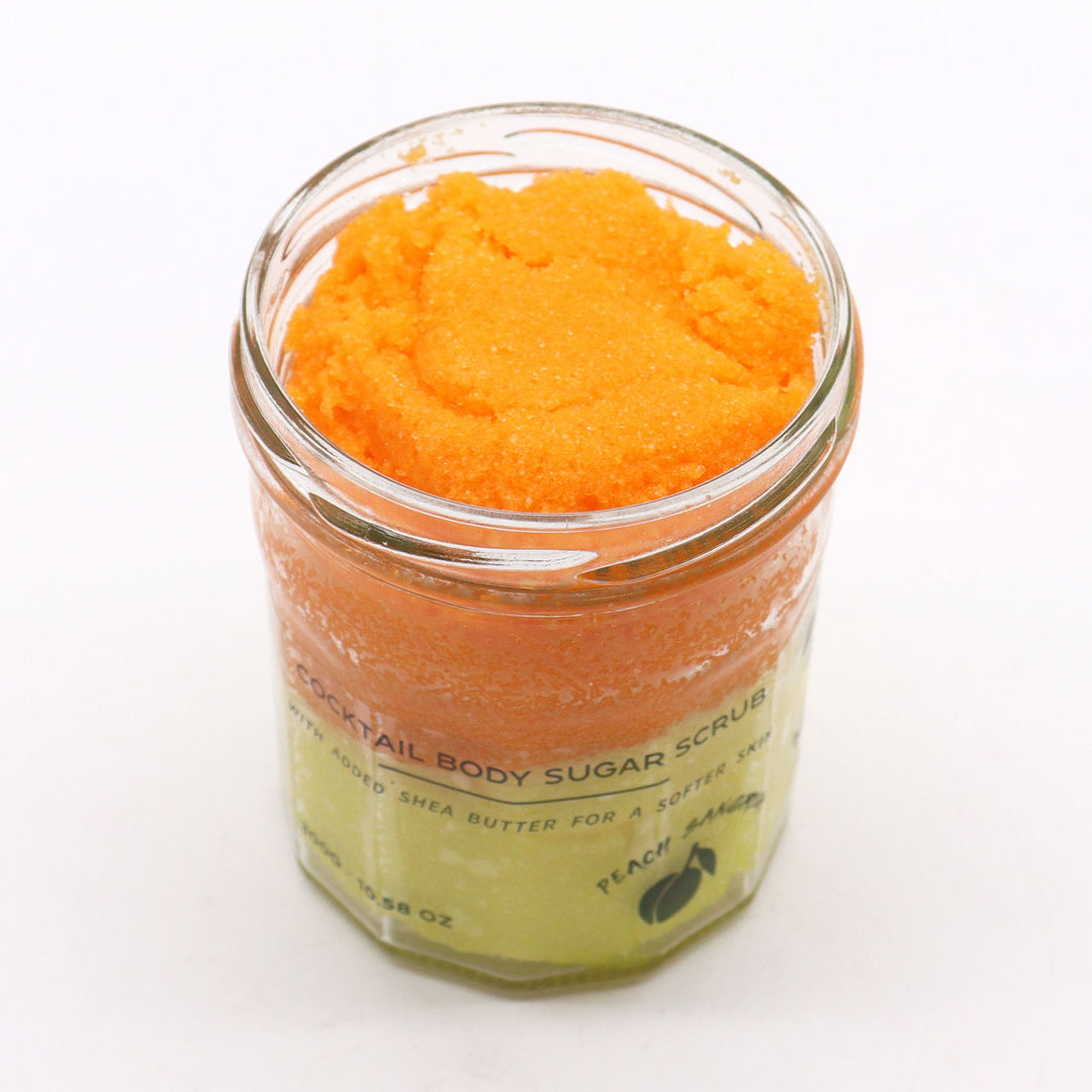 Fragranced Sugar Body Scrub - Peach Sangria 300g - Ditzy Petunia