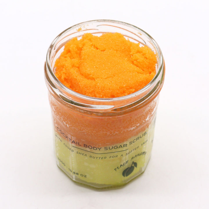 Fragranced Sugar Body Scrub - Peach Sangria 300g - Ditzy Petunia