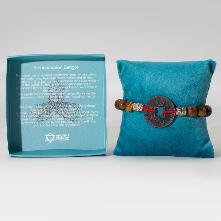 Tri Hita Karana Bangle - Reincarnation - Ditzy Petunia