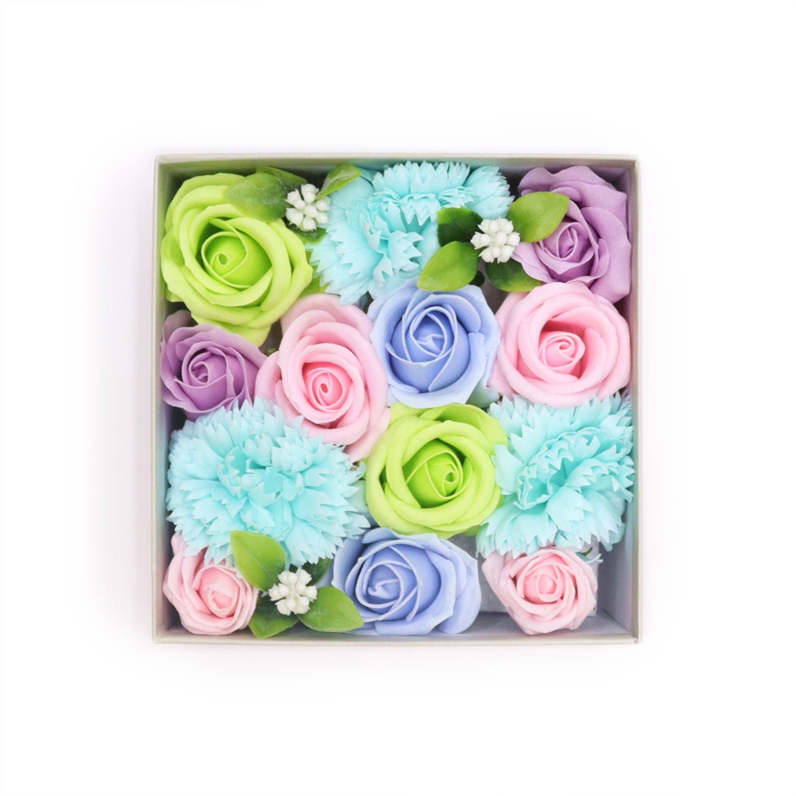 Square Box - Baby Blessings - Blues - Ditzy Petunia