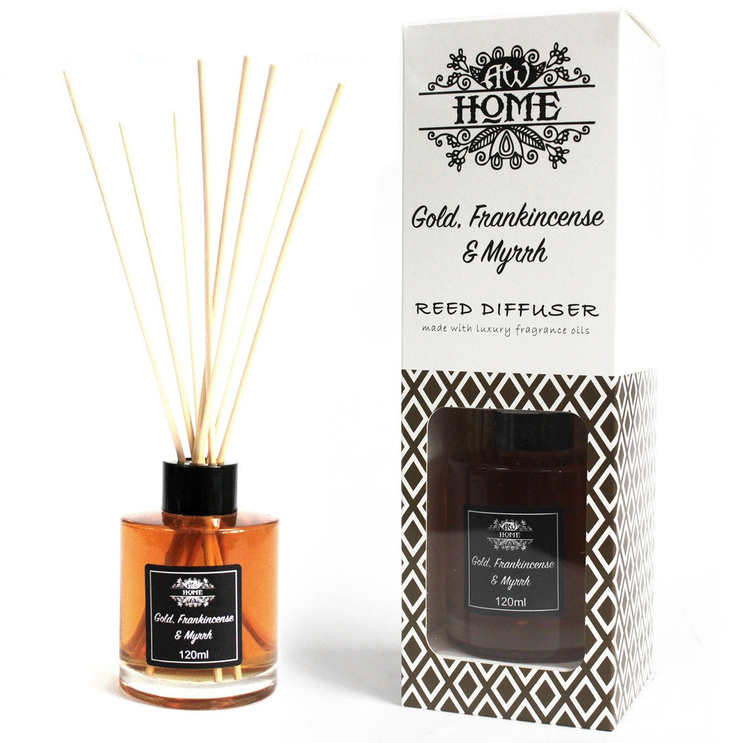 120ml Reed Diffuser - Gold, Frankincense &amp; Myrrh - Ditzy Petunia