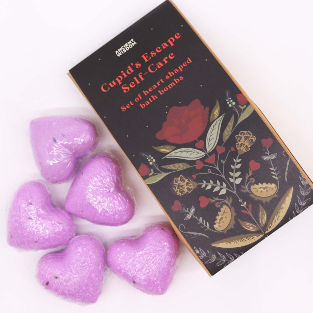 Cupids Escape Self Care Bath Heart Gift Set - Ditzy Petunia