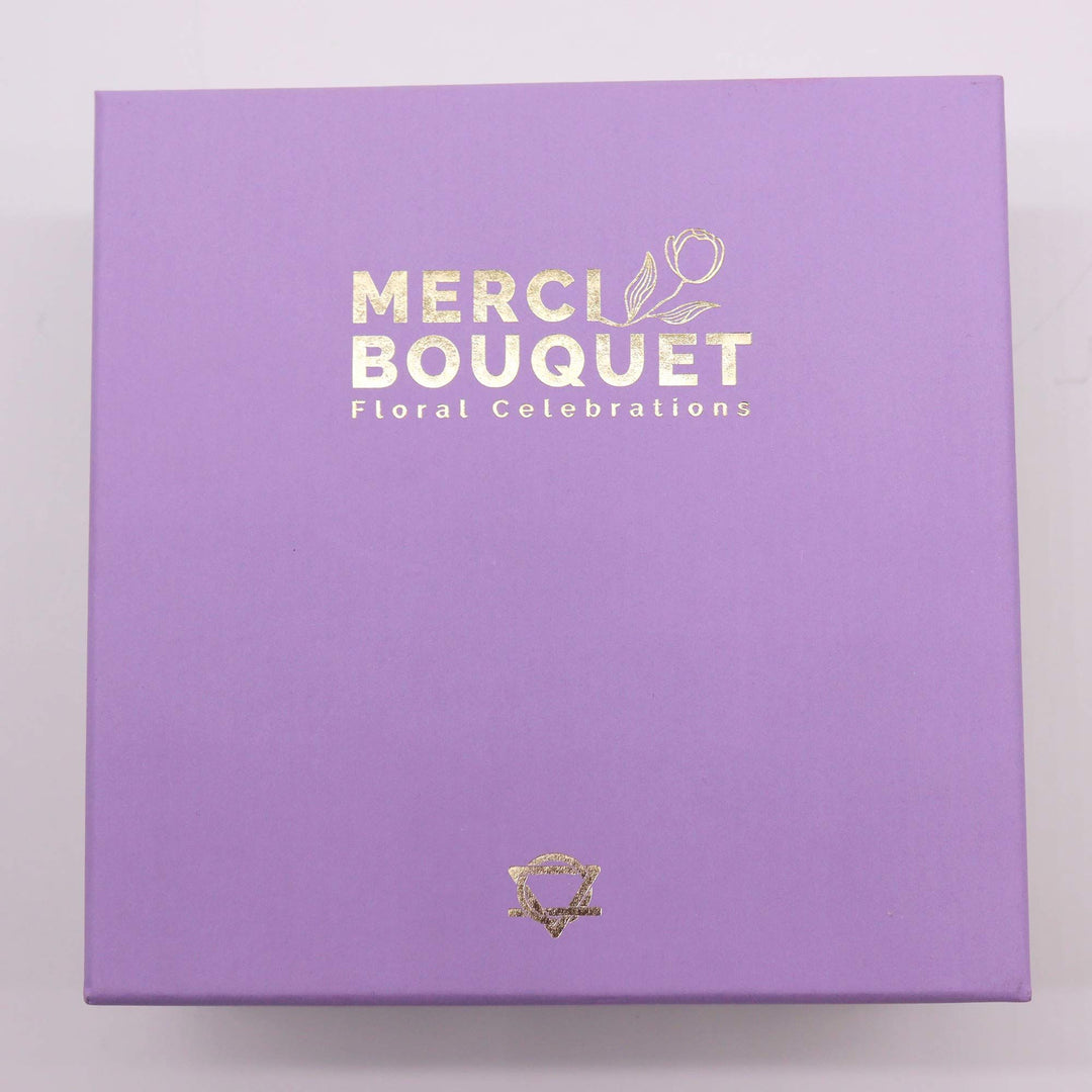 Square Box - Lavender Rose &amp; Carnation - Ditzy Petunia