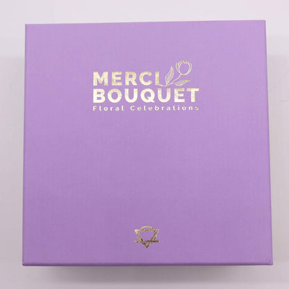 Square Box - Lavender Rose & Carnation