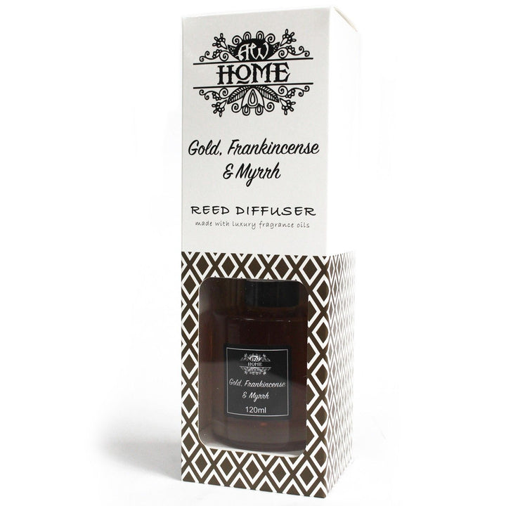 120ml Reed Diffuser - Gold, Frankincense &amp; Myrrh - Ditzy Petunia