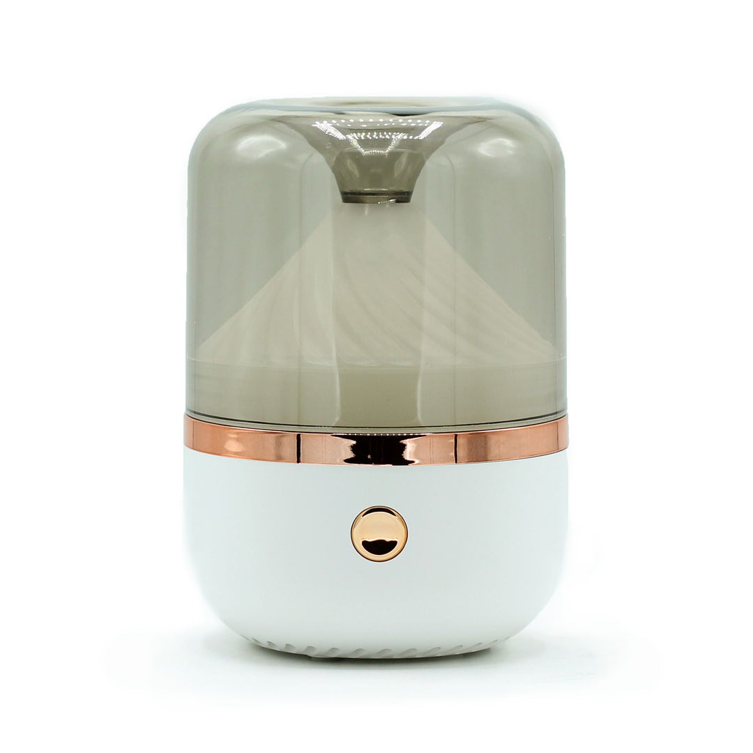 Urban Aroma Diffuser White &amp; Bronze- USB - Colour Change - Ditzy Petunia