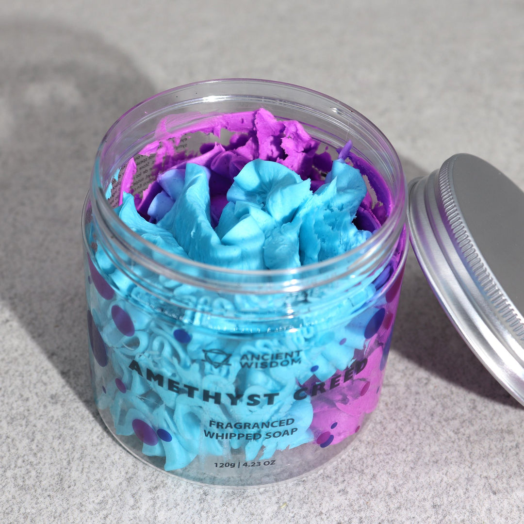 Amethyst Creed Whipped Cream Soap 120g - Ditzy Petunia