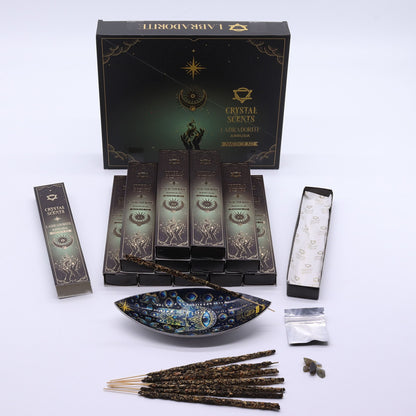 Labradorite Crystal Scents Smudge Incense - Arruda
