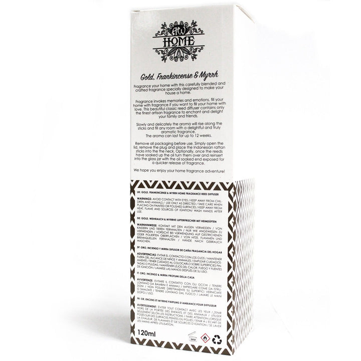 120ml Reed Diffuser - Gold, Frankincense &amp; Myrrh - Ditzy Petunia