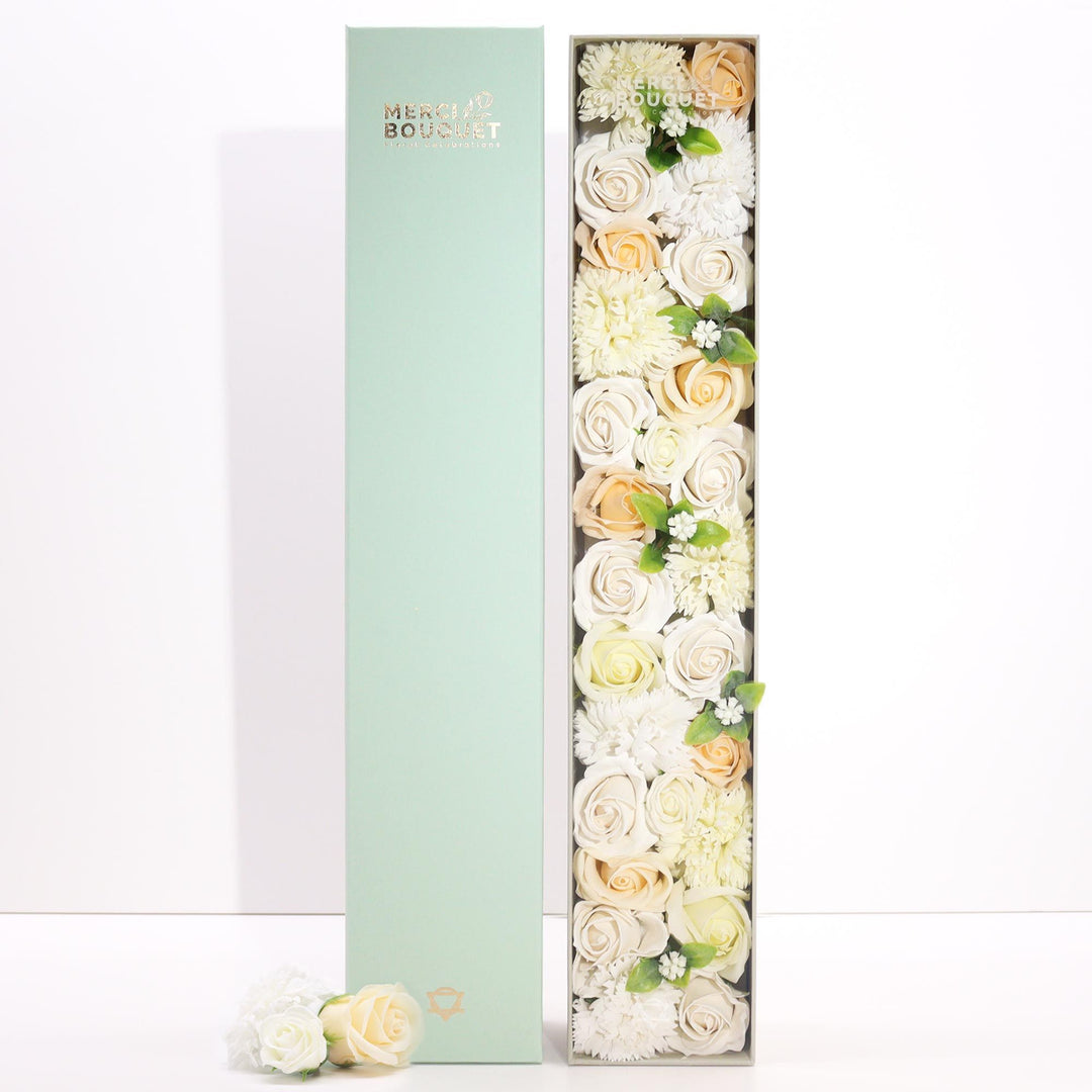 Extra Long Box - Wedding Blessings - White &amp; Ivory - Ditzy Petunia