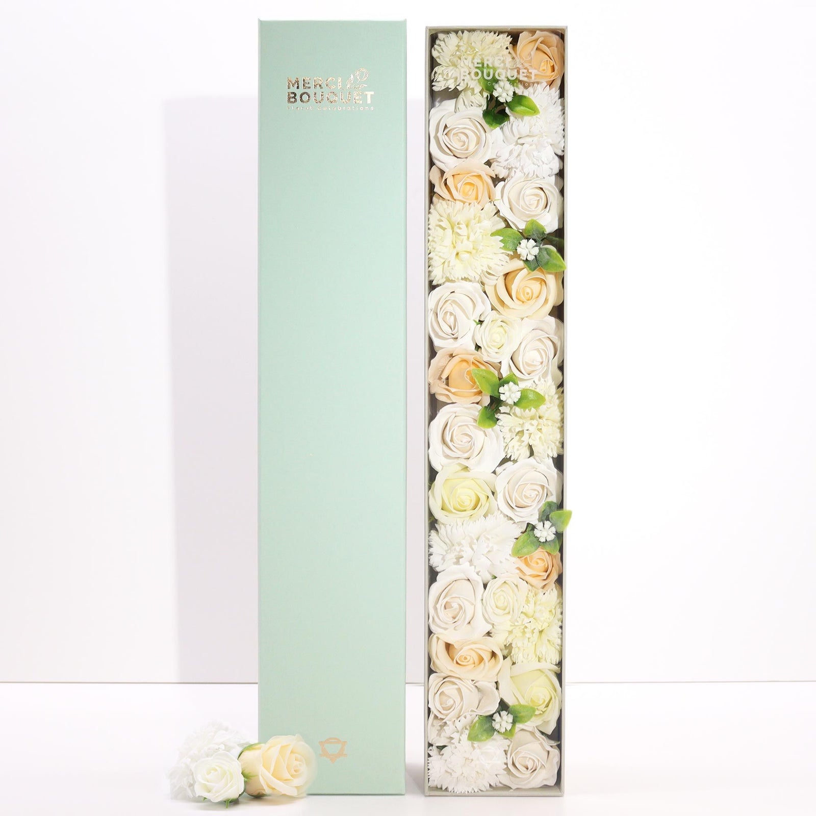 Extra Long Box - Wedding Blessings - White & Ivory - Ditzy Petunia