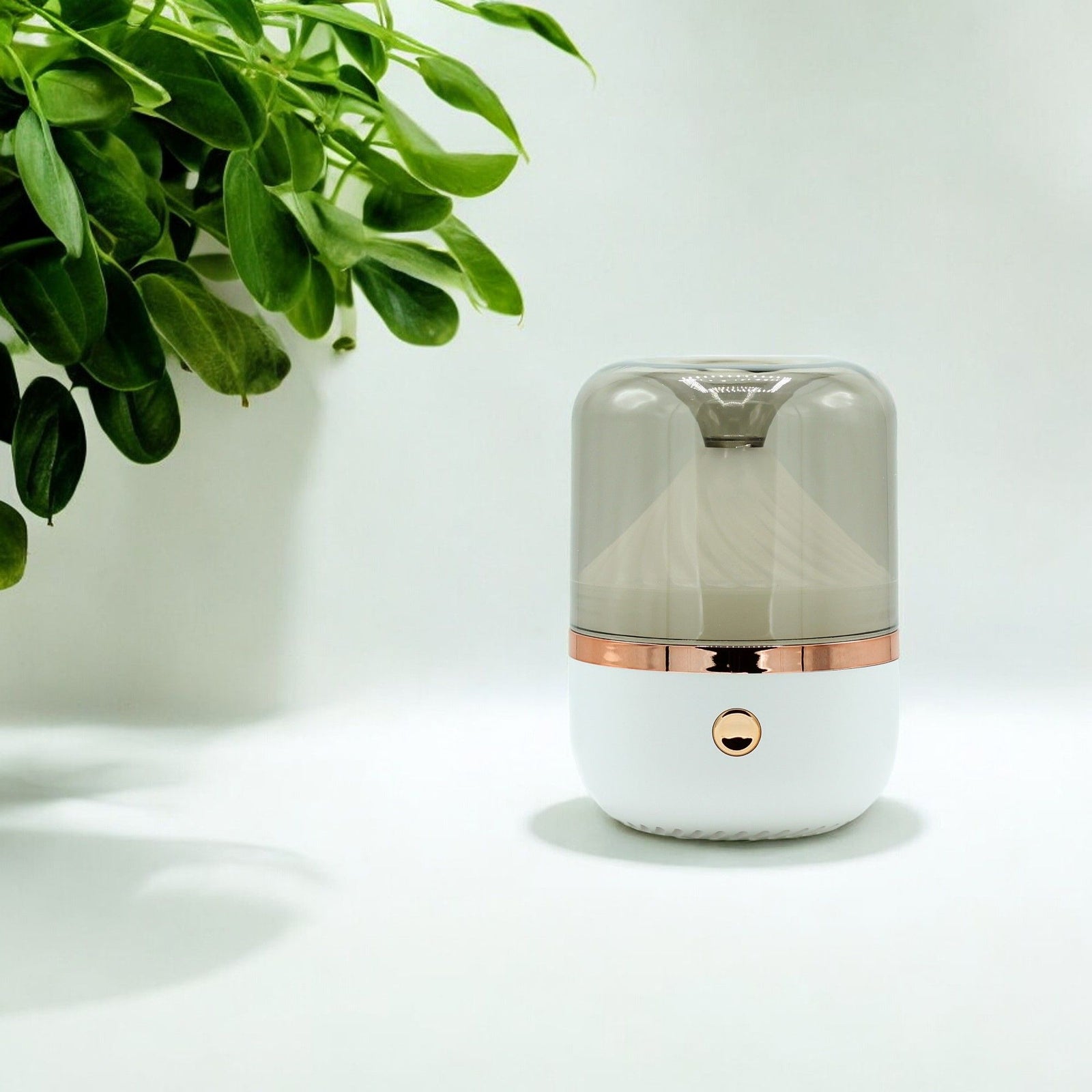 Urban Aroma Diffuser White & Bronze- USB - Colour Change - Ditzy Petunia