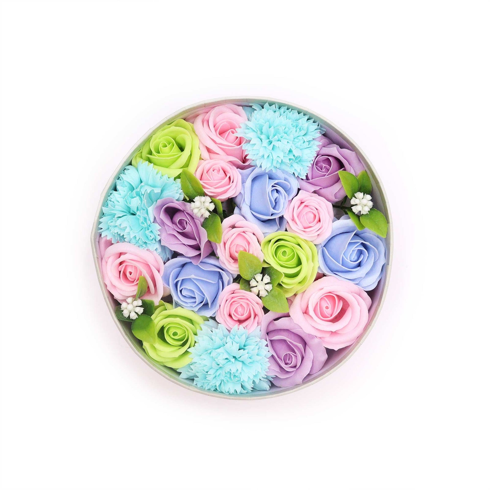 Round Box - Baby Blessings - Blues - Ditzy Petunia