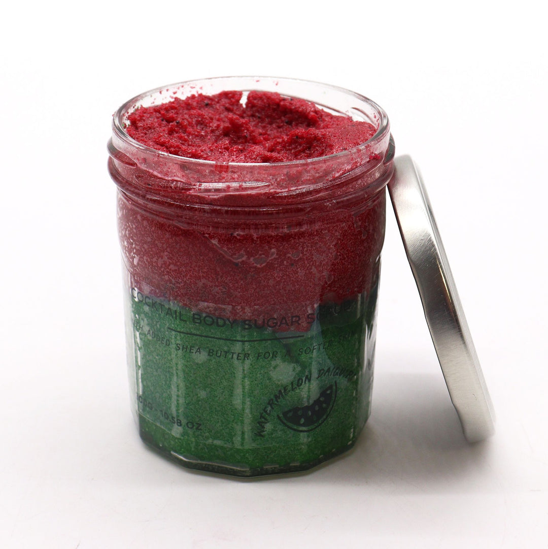 Fragranced Sugar Body Scrub - Watermelon Daquiri 300g - Ditzy Petunia
