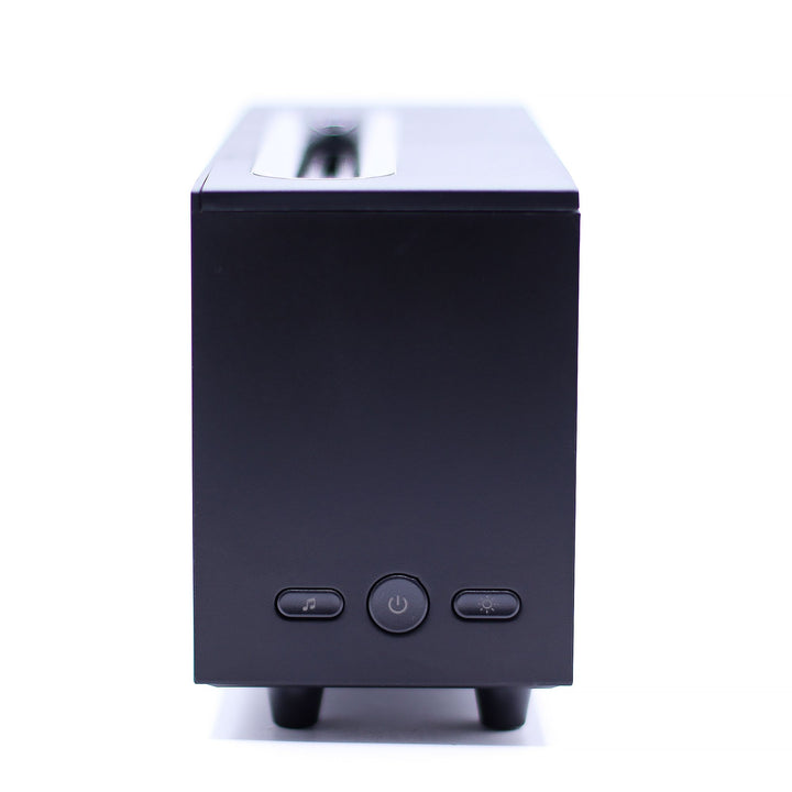 Flame Effect Aroma Diffuser with Birdsound - Black USB - Colour Change - Ditzy Petunia