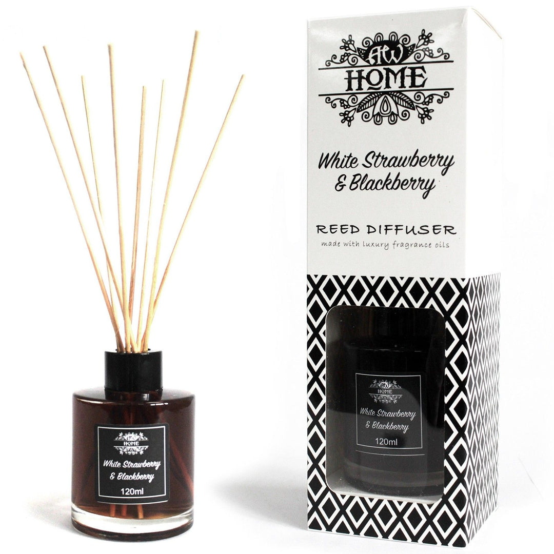 120ml Reed Diffuser - White Strawberry &amp; Blackberry - Ditzy Petunia