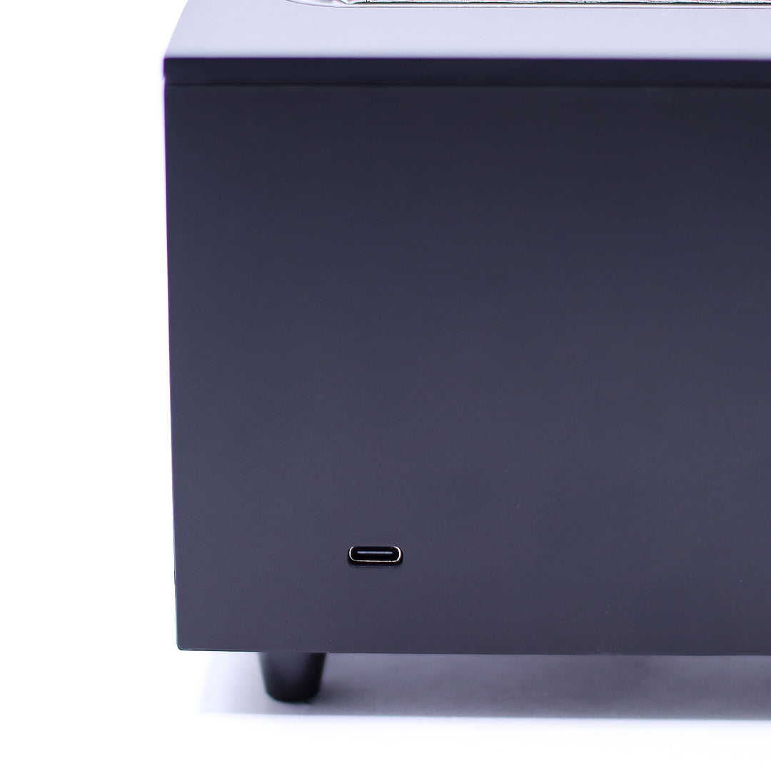 Flame Effect Aroma Diffuser with Birdsound - Black USB - Colour Change - Ditzy Petunia