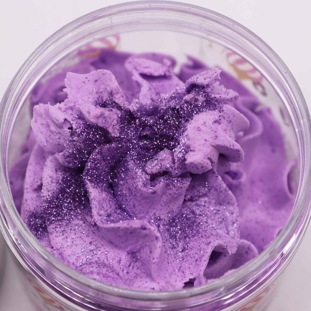 Frosted Sugar Plum Whipped Soap 120g - Ditzy Petunia