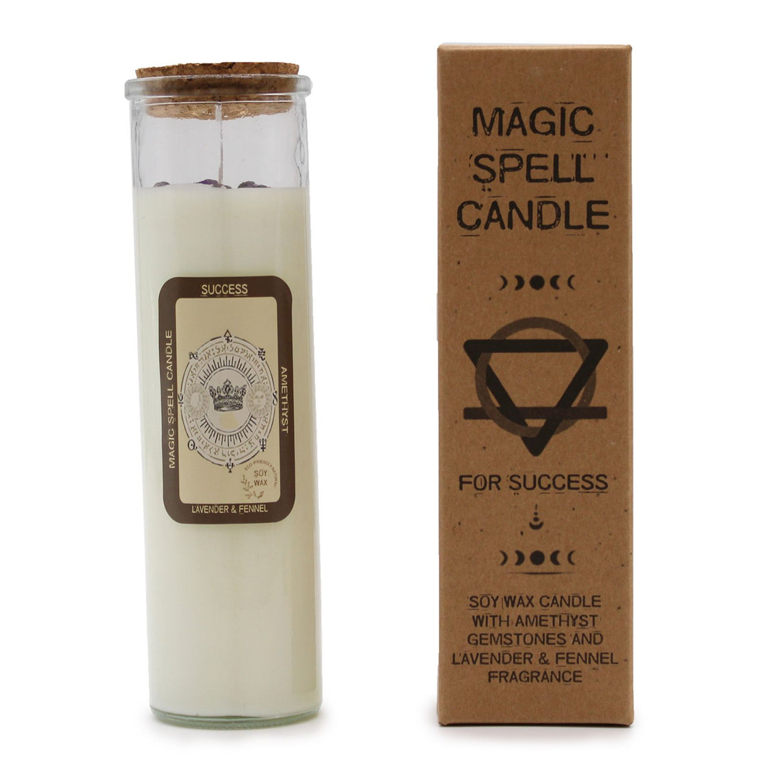Magic Spell Candle - Success - Ditzy Petunia