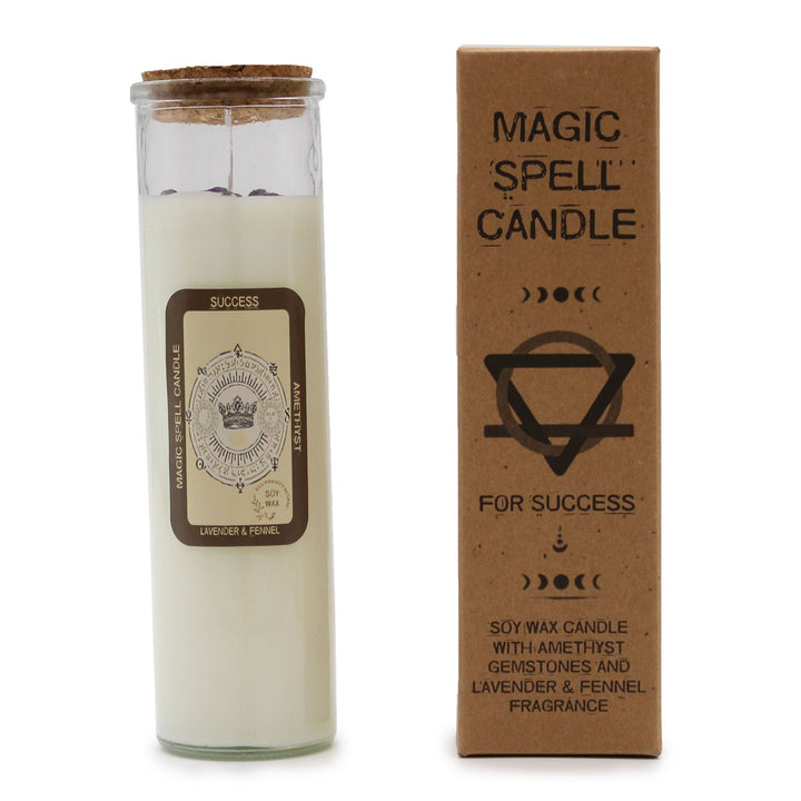 Magic Spell Candle - Success - Ditzy Petunia