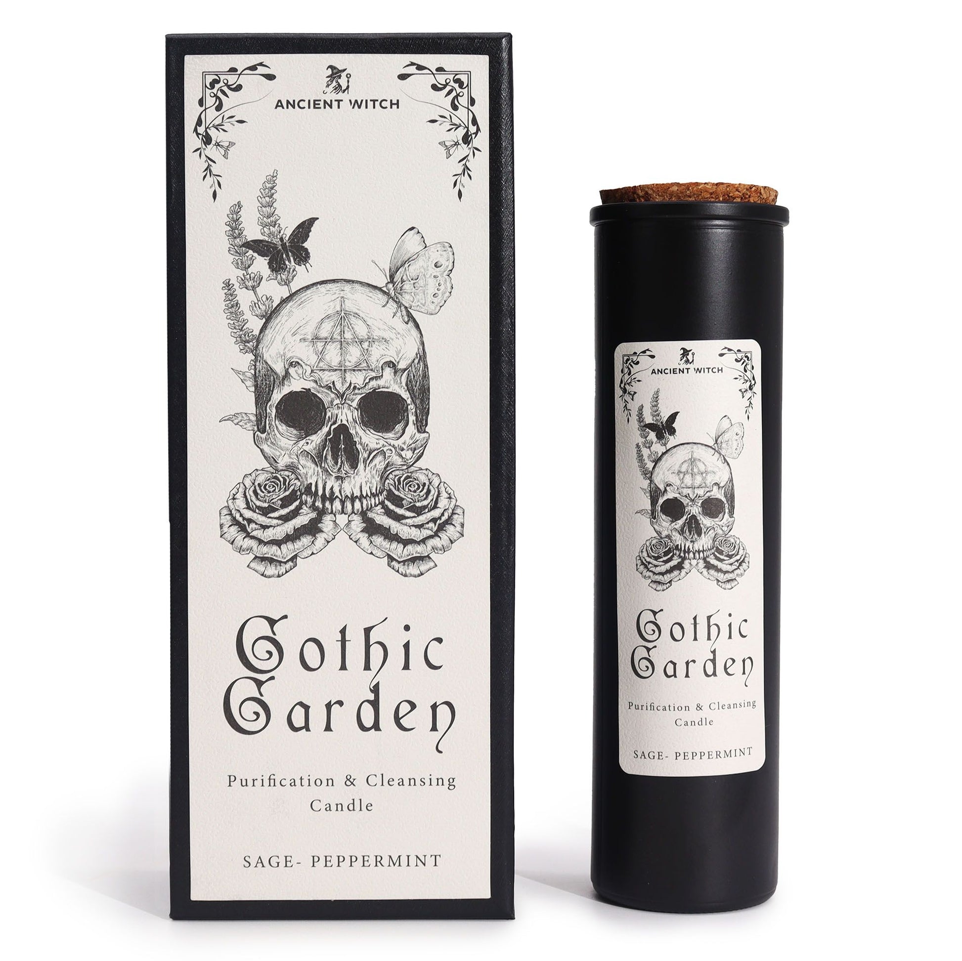 Ancient Witch Ritual Candles - Gothic Garden - Ditzy Petunia