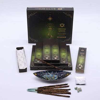 Aventurine Crystal Scents Smudge Incense - Chocolate