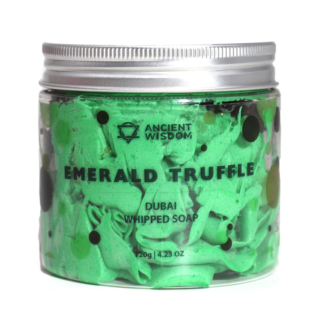 Dubai Whipped Cream Soap - Emerald Truffle 120g - Ditzy Petunia