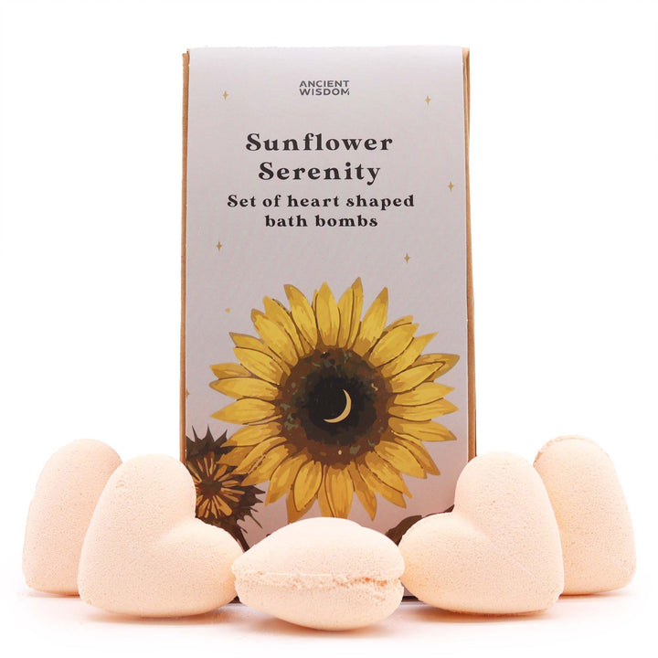 Sunflower Serenity Bath Heart Gift Set - Ditzy Petunia
