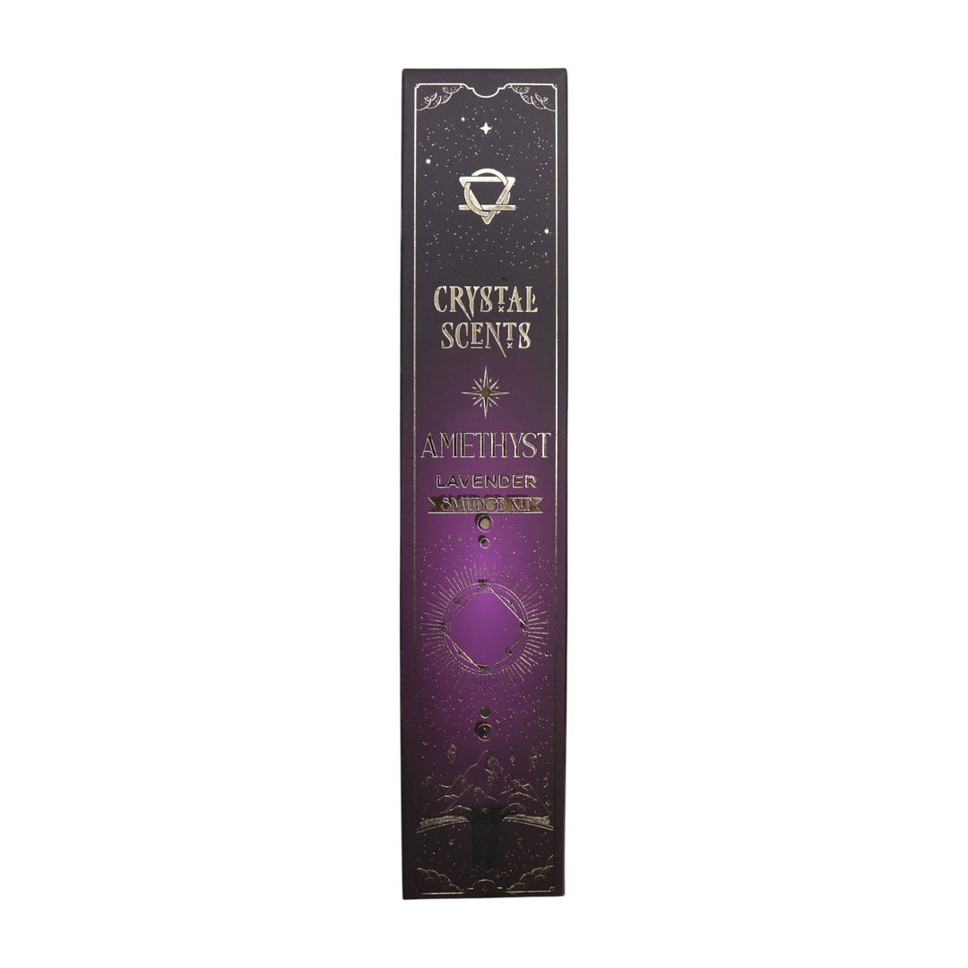 Amethyst Crystal Scents Smudge Incense - Lavender - Ditzy Petunia