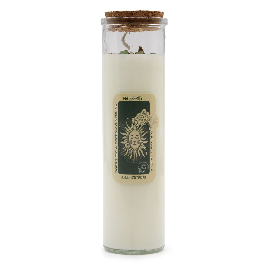 Magic Spell Candle - Prosperity - Ditzy Petunia