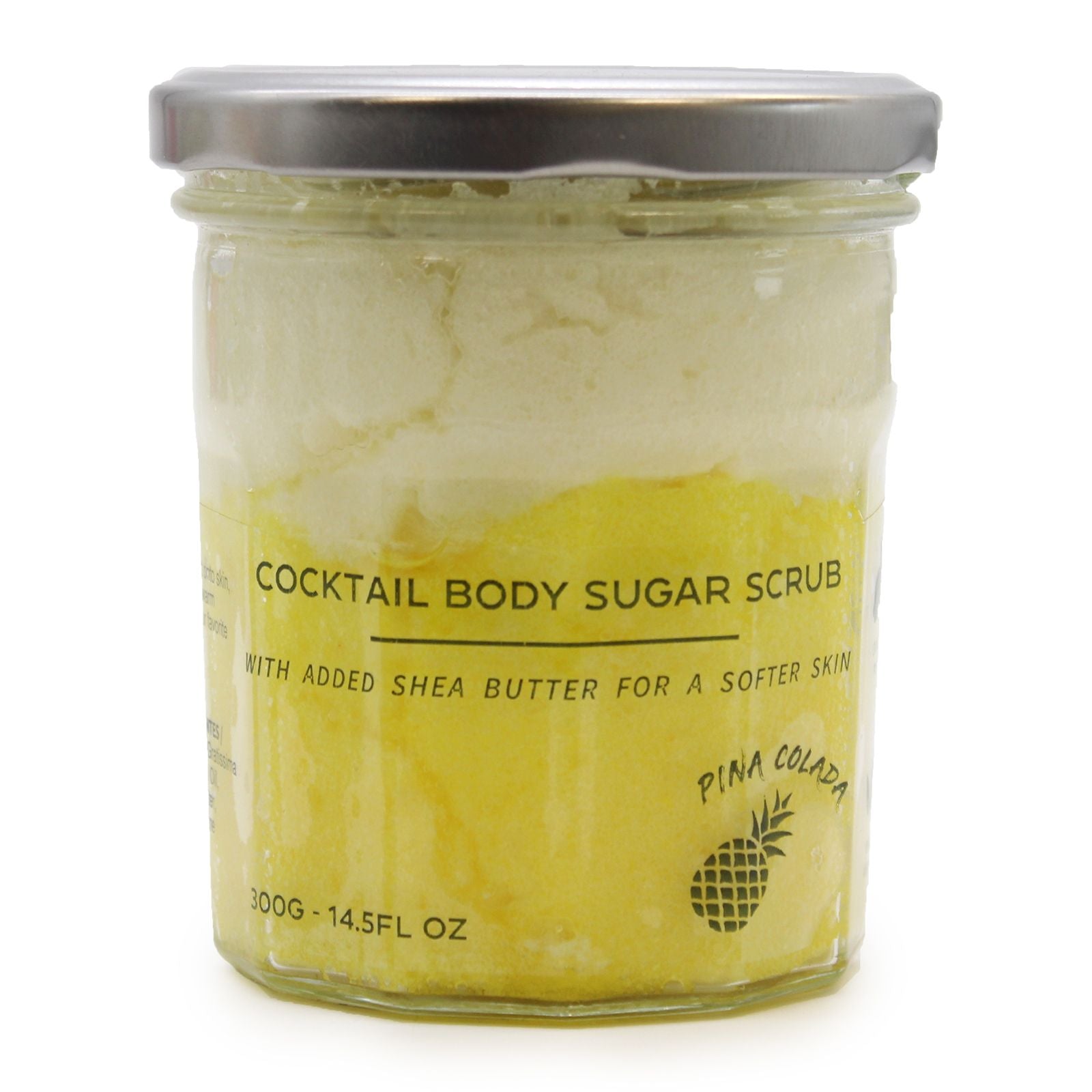 Fragranced Sugar Body Scrub - Pinacolada 300g - Ditzy Petunia