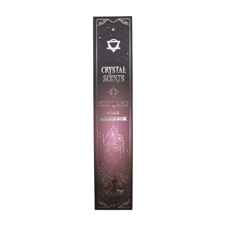 Rose Quartz Crystal Scents Smudge Incense - Rose - Ditzy Petunia