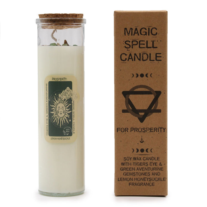 Magic Spell Candle - Prosperity - Ditzy Petunia