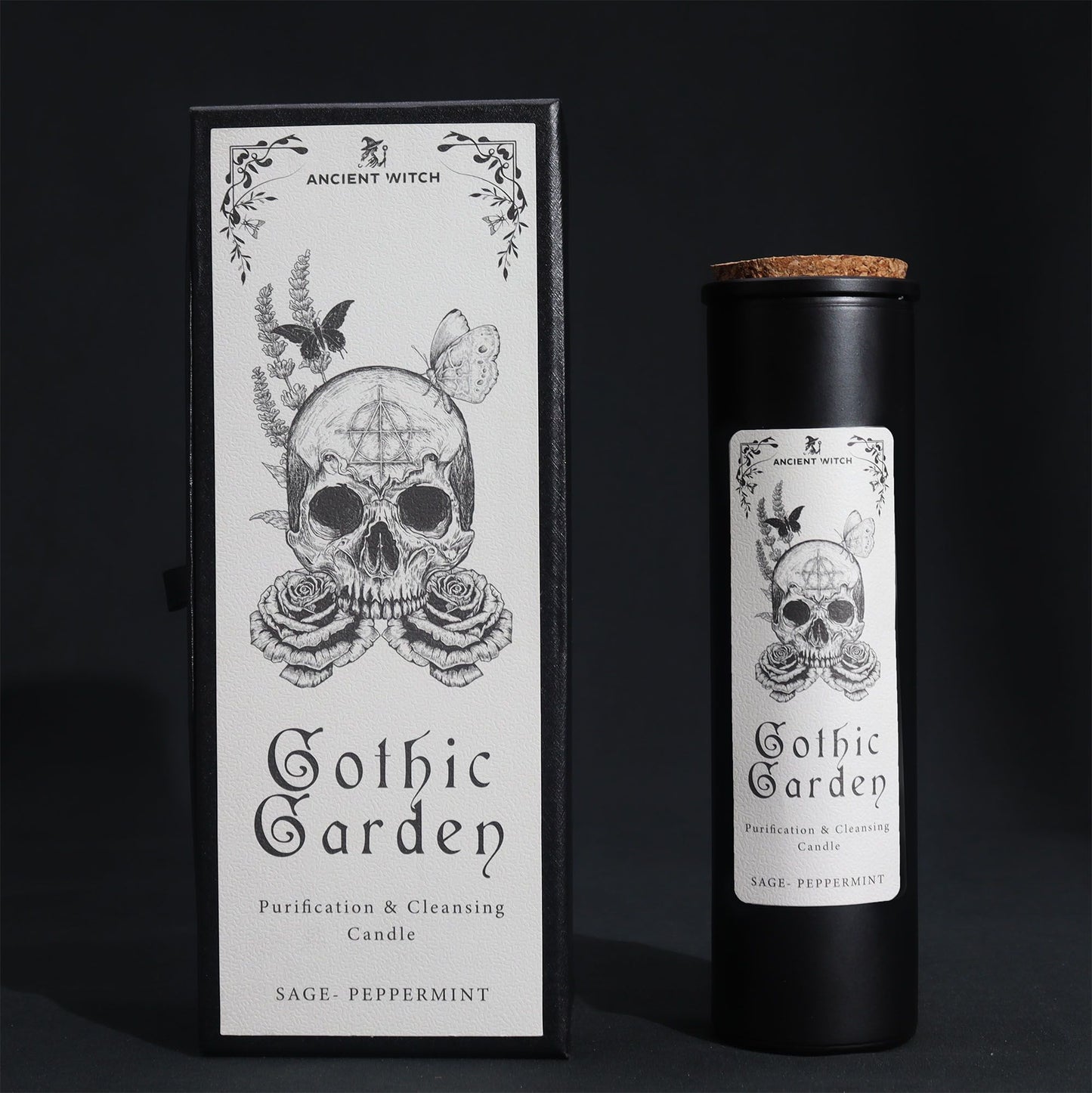 Ancient Witch Ritual Candles - Gothic Garden - Ditzy Petunia