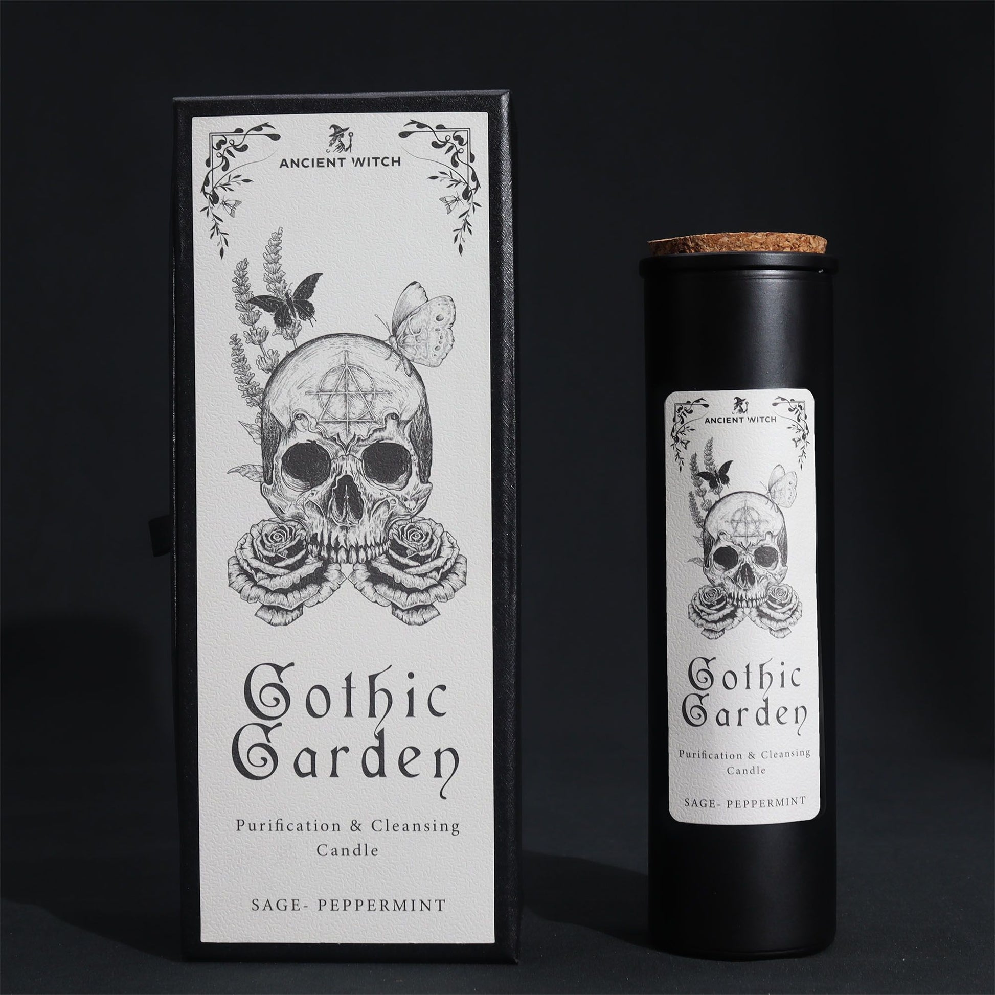 Ancient Witch Ritual Candles - Gothic Garden - Ditzy Petunia