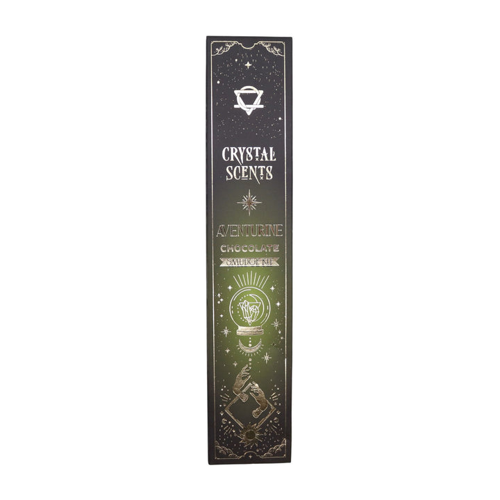 Aventurine Crystal Scents Smudge Incense - Chocolate - Ditzy Petunia