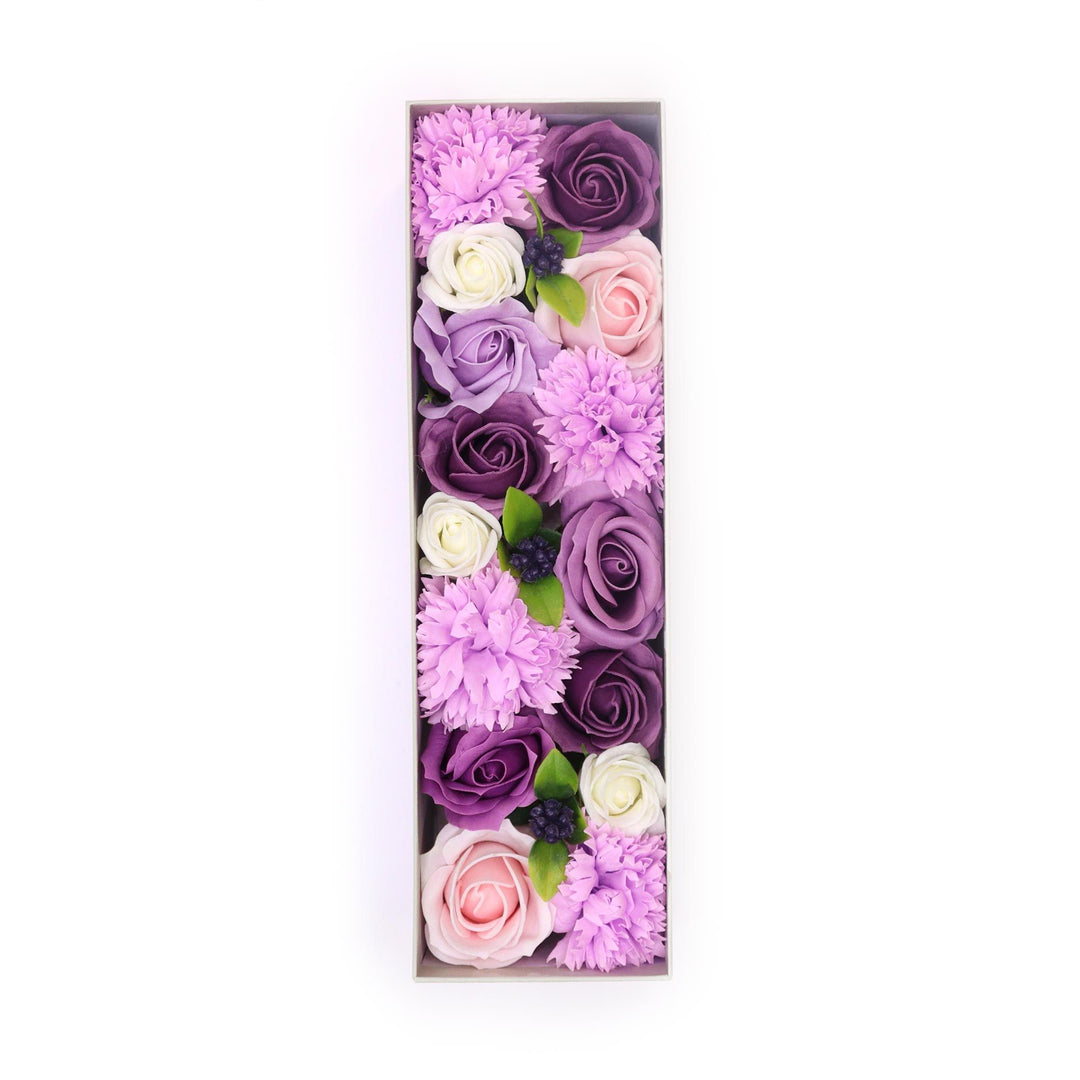 Long Box -  Lavender Rose &amp; Carnation - Ditzy Petunia