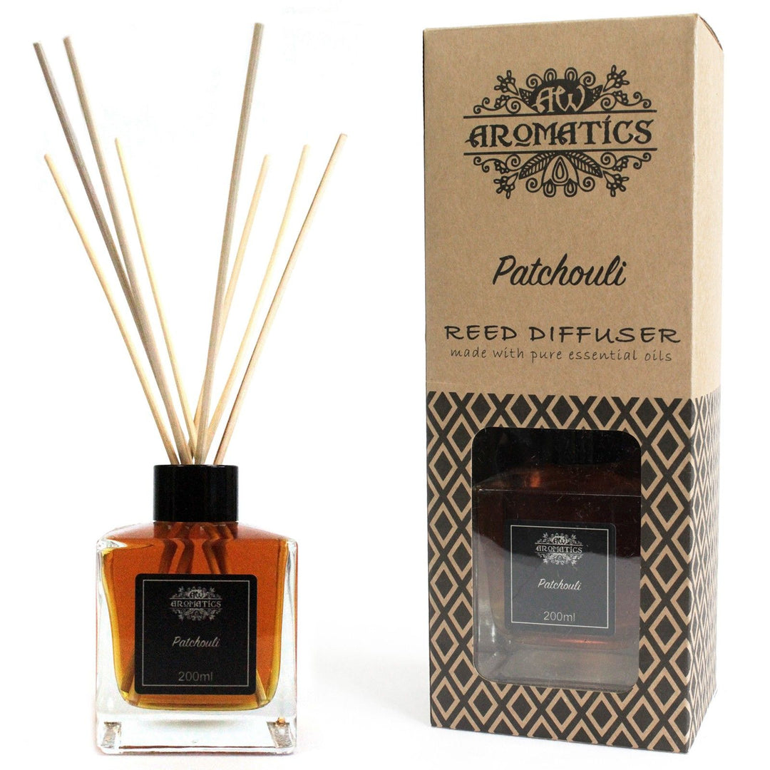 200ml Patchouli Essential Oil Reed Diffuser - Ditzy Petunia