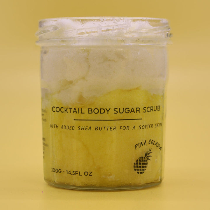 Fragranced Sugar Body Scrub - Pinacolada 300g - Ditzy Petunia