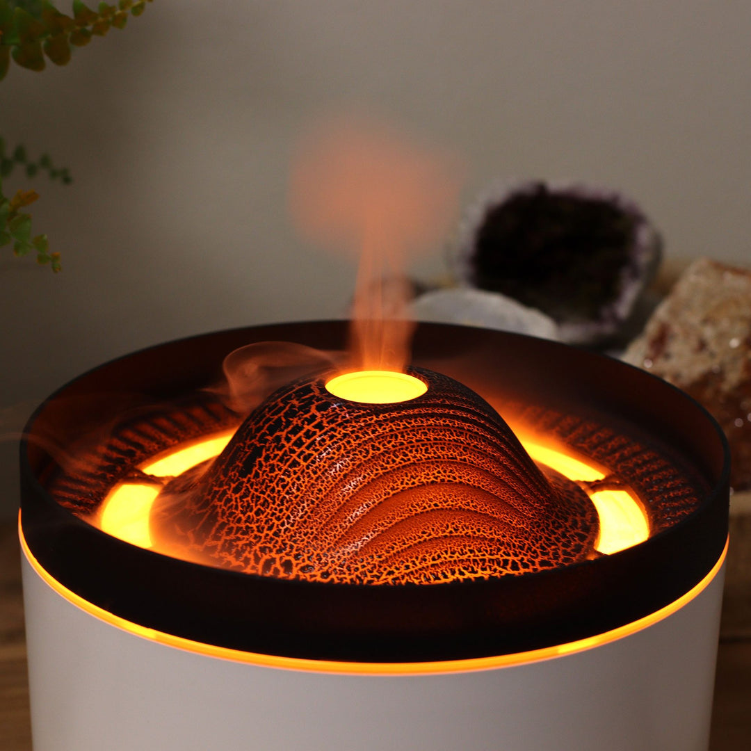 Large Volcano Effect Aroma Diffuser (plug) Two Colours - 560ml - Ditzy Petunia