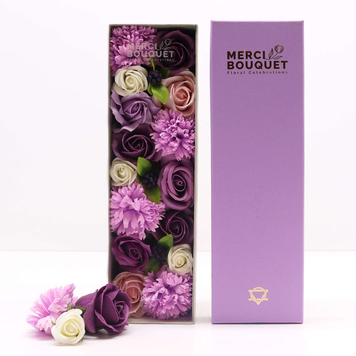 Long Box -  Lavender Rose &amp; Carnation - Ditzy Petunia
