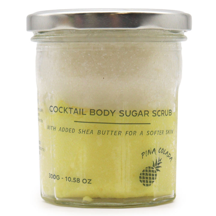Fragranced Sugar Body Scrub - Pinacolada 300g - Ditzy Petunia