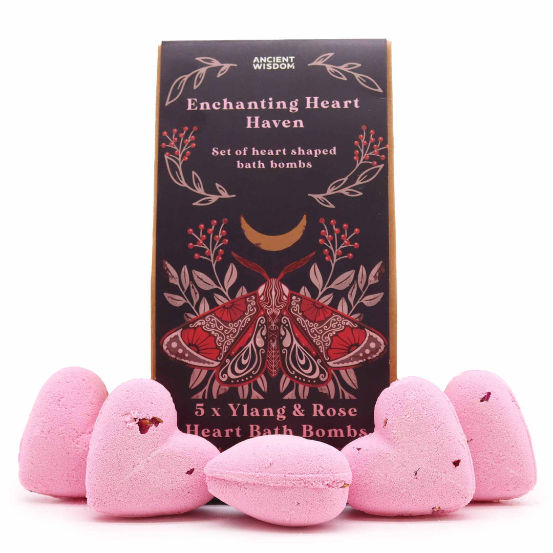 Enchanting Heart Heaven Bath Heart Gift Set - Ditzy Petunia