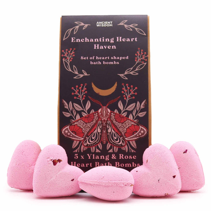 Enchanting Heart Heaven Bath Heart Gift Set - Ditzy Petunia